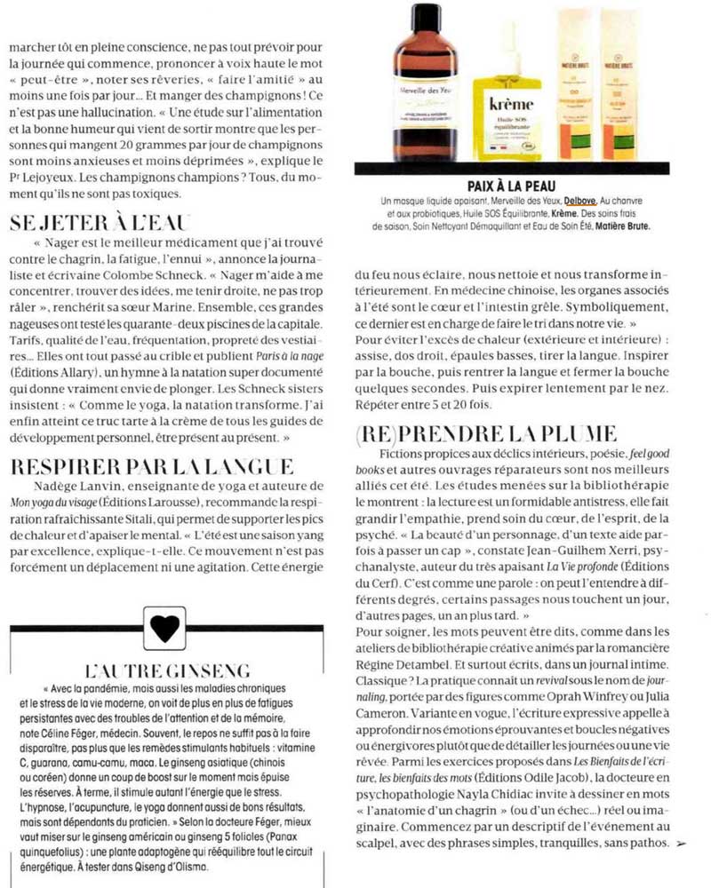 Sélection huile visage Madame Figaro